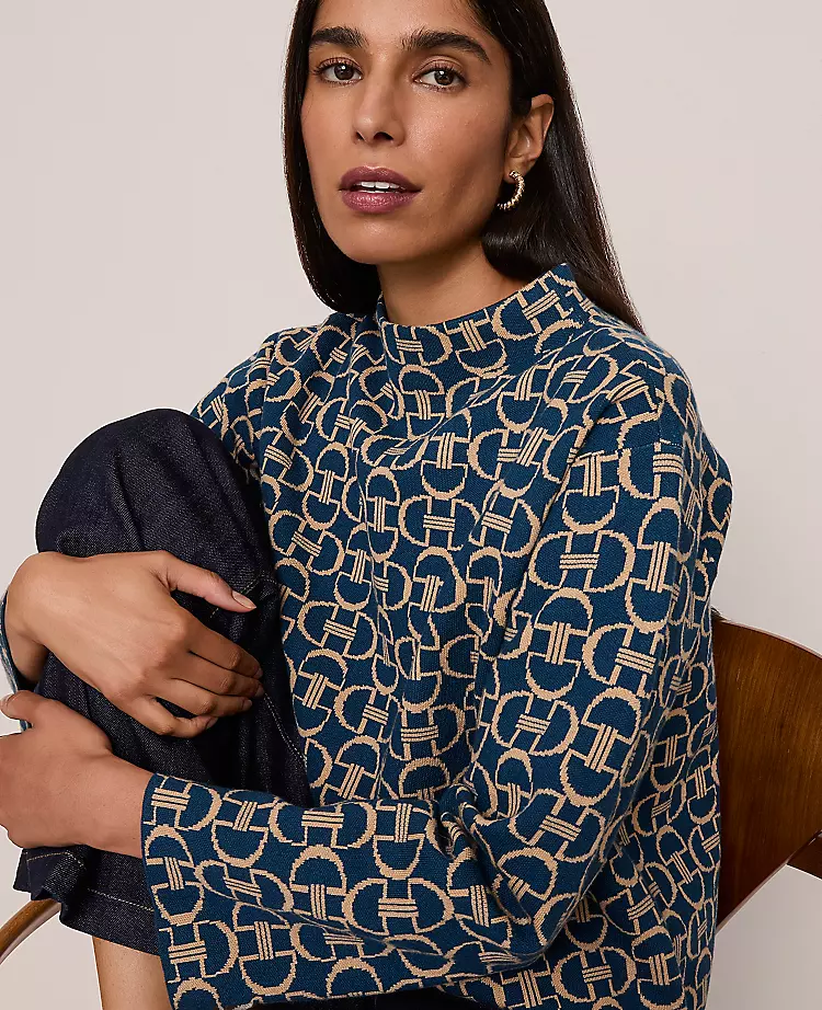 10146-Chain-Link-Print-Sweater-3.webp Chain Link Print Sweater
