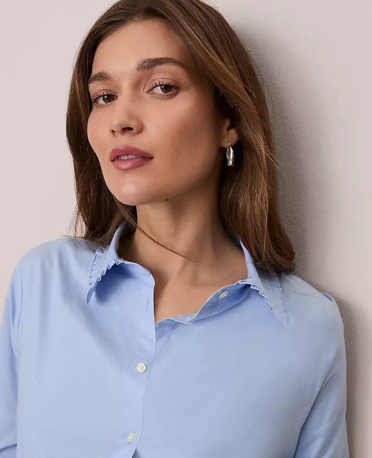 10204-Weekend-Collection-Ruffle-Collar-Modern-Shirt-3.webp Weekend Collection Ruffle Collar Modern Shirt