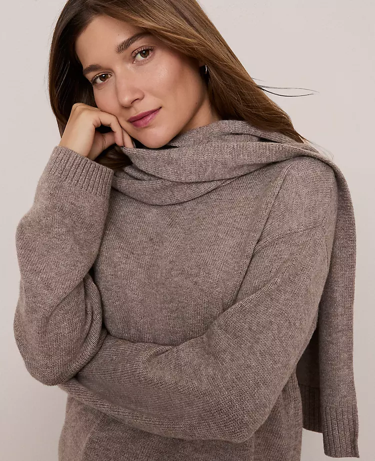 Weekend Collection Scarf Sweater