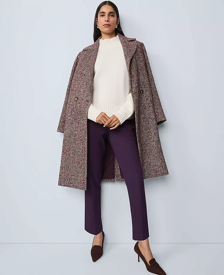 10956-Petite-Herringbone-Double-Breasted-Long-Coat-4.webp Petite Herringbone Double Breasted Long Coat