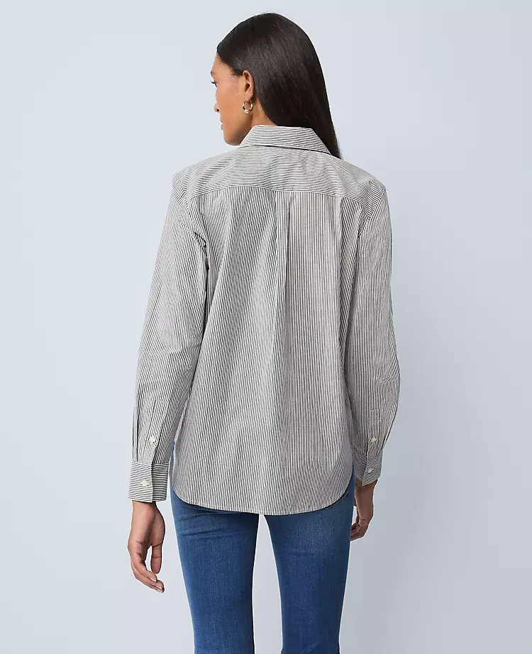Weekend Collection Striped Relaxed Perfect Shirt