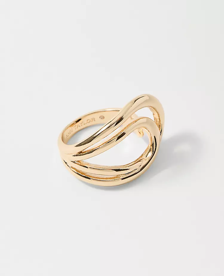 Metal Double Loop Ring