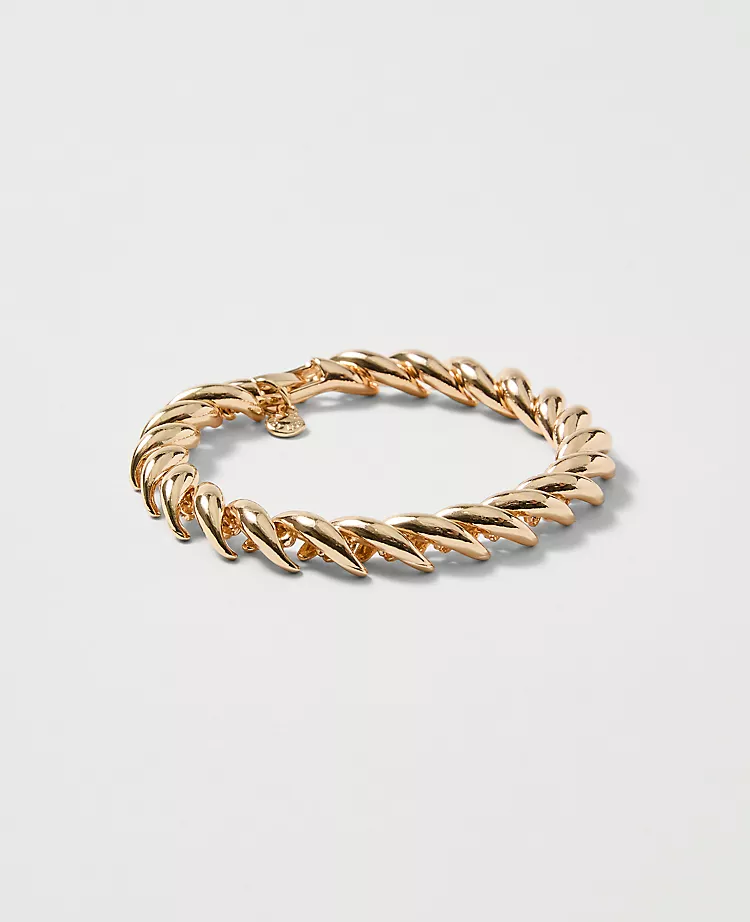 Twisted Metal Link Bracelet