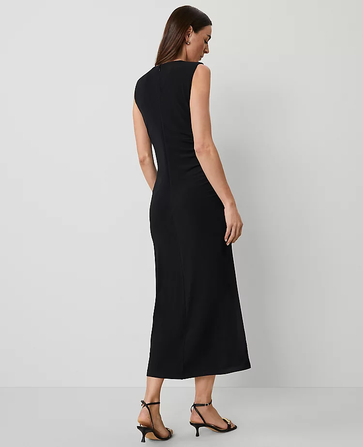 Petite Knit Midi Sheath Dress
