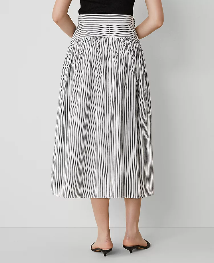 11708-Petite-Striped-Belted-Yoke-Midi-Skirt-3.webp Petite Striped Belted Yoke Midi Skirt