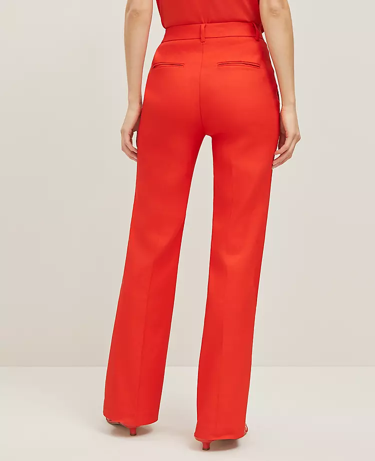 The Petite Trouser in Linen Blend - Curvy Fit