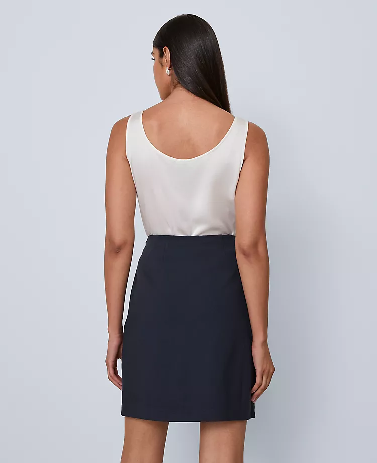 Pocket Skirt in Ponte