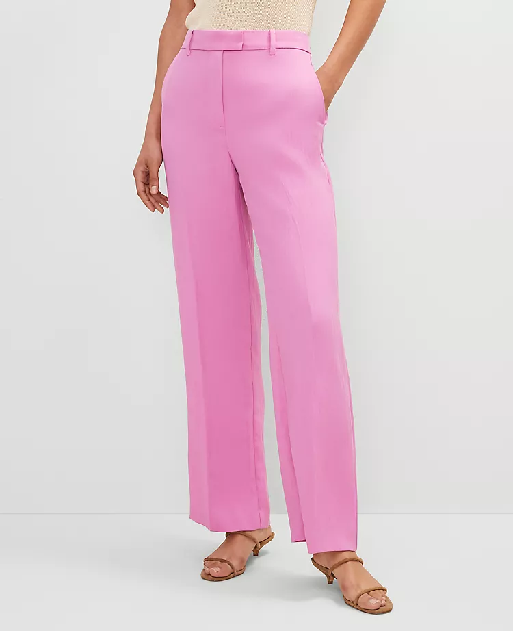 The Petite Straight Trouser in Twill