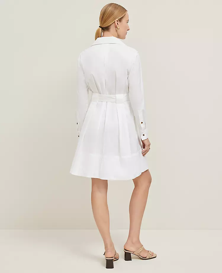 Petite Flare Pocket Shirtdress