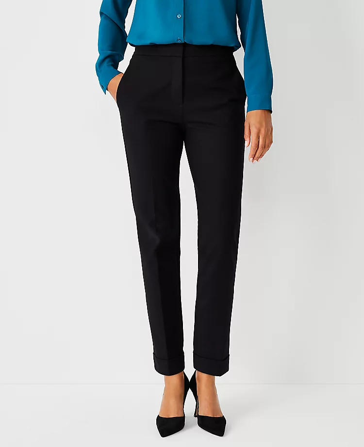 The Petite High Rise Eva Ankle Pant