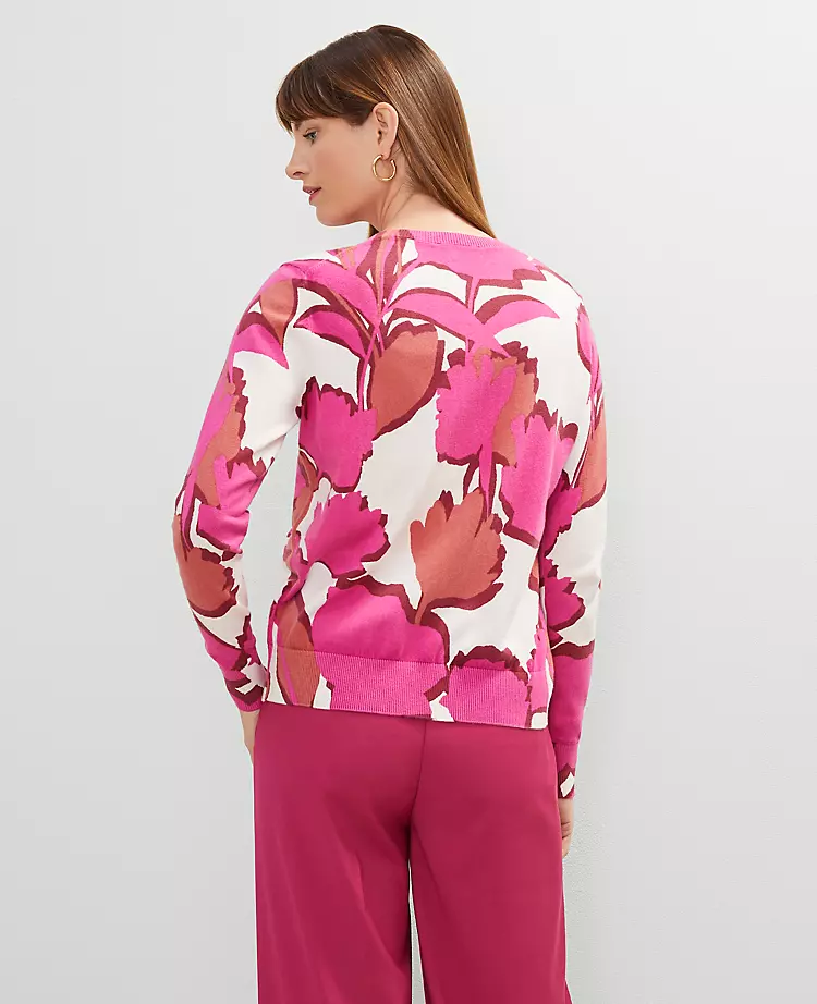 Petite Floral Ann Cardigan