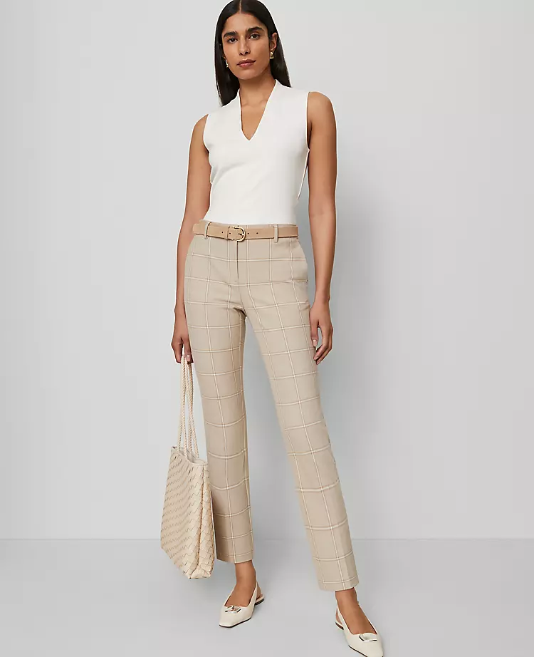 The Eva Ankle Pant in Plaid
