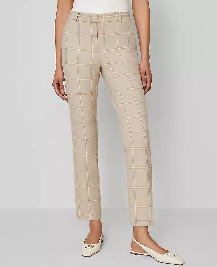 The Eva Ankle Pant in Plaid