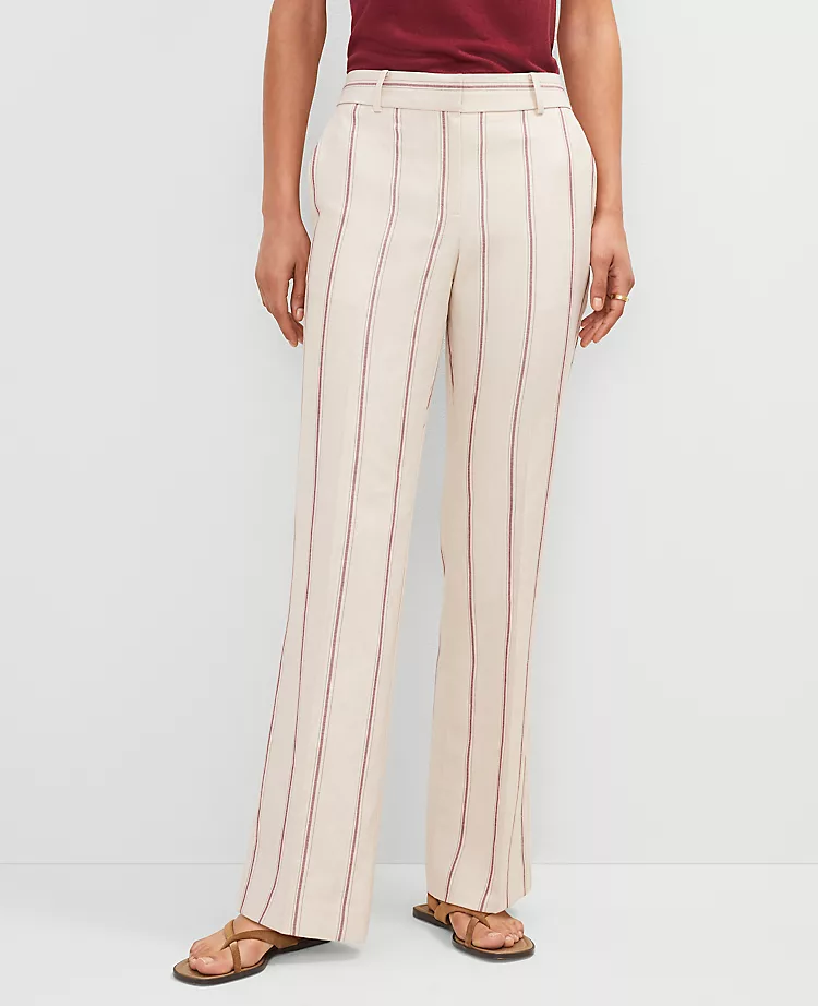 The Petite Jayne Trouser in Pinstripe