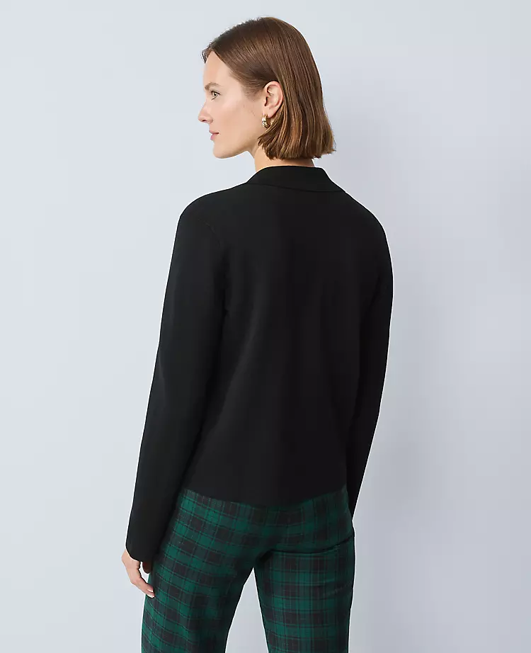 Collared Sweater Jacket