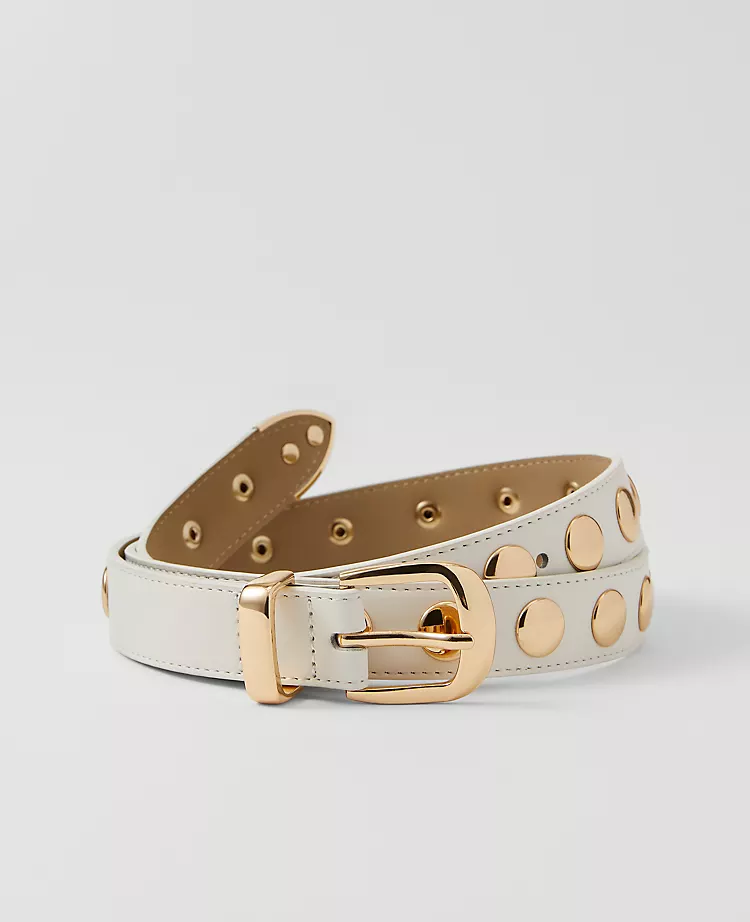 Leather Studded Belt