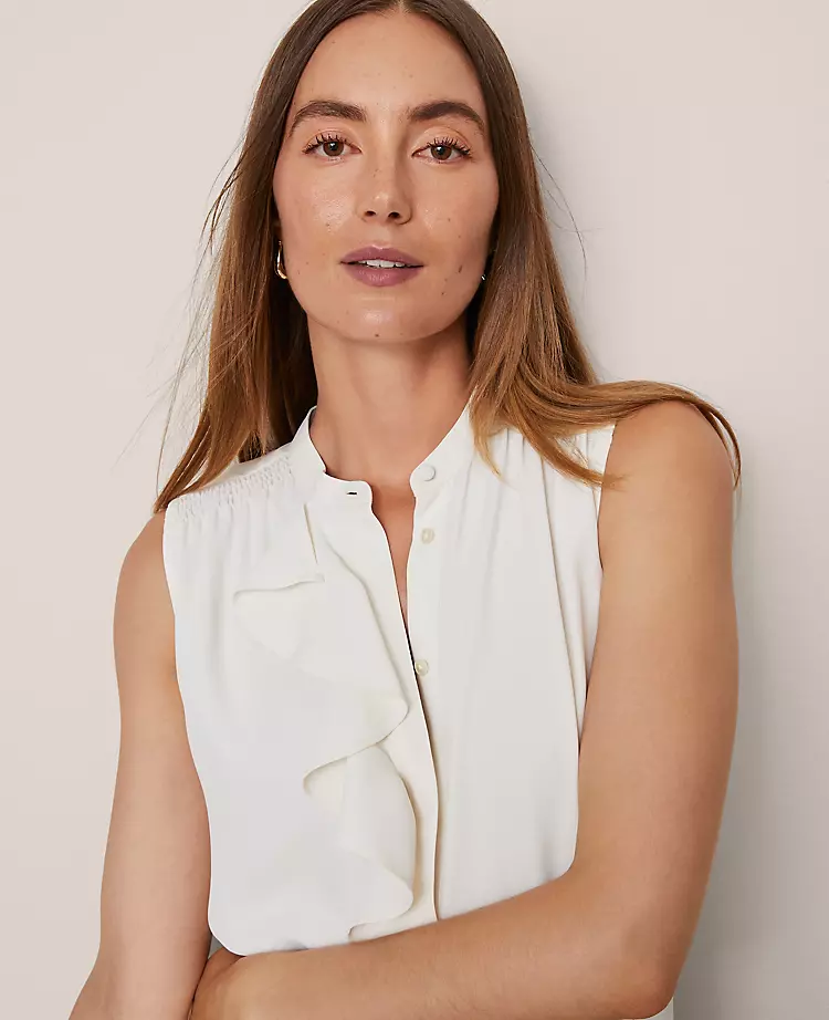 14034-Ruffle-Sleeveless-Blouse-3.webp Ruffle Sleeveless Blouse