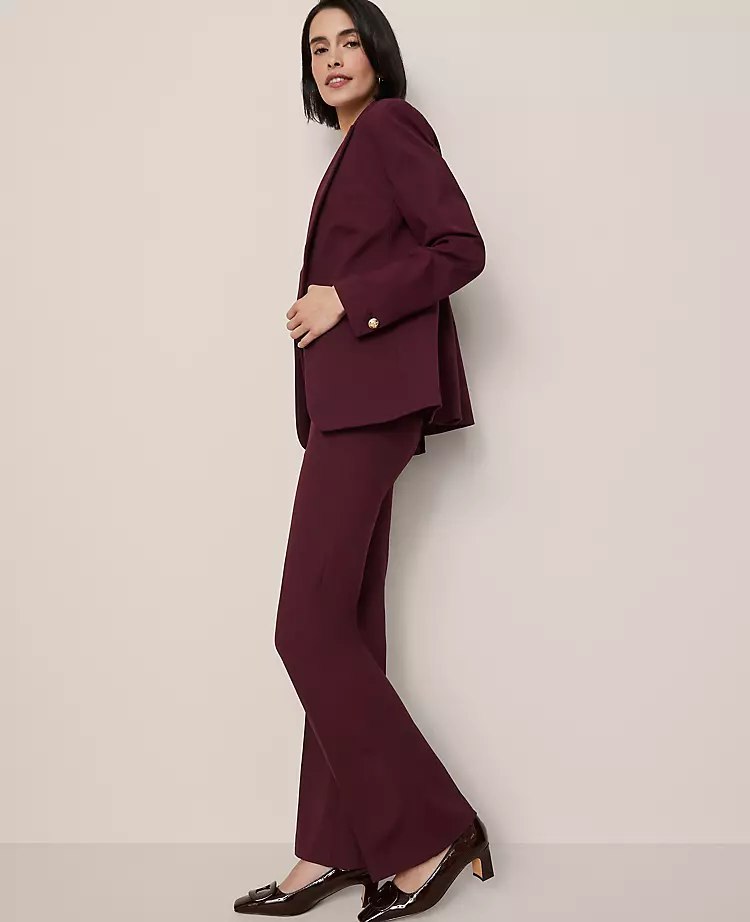 The Petite Skinny Flare Pant in Ponte
