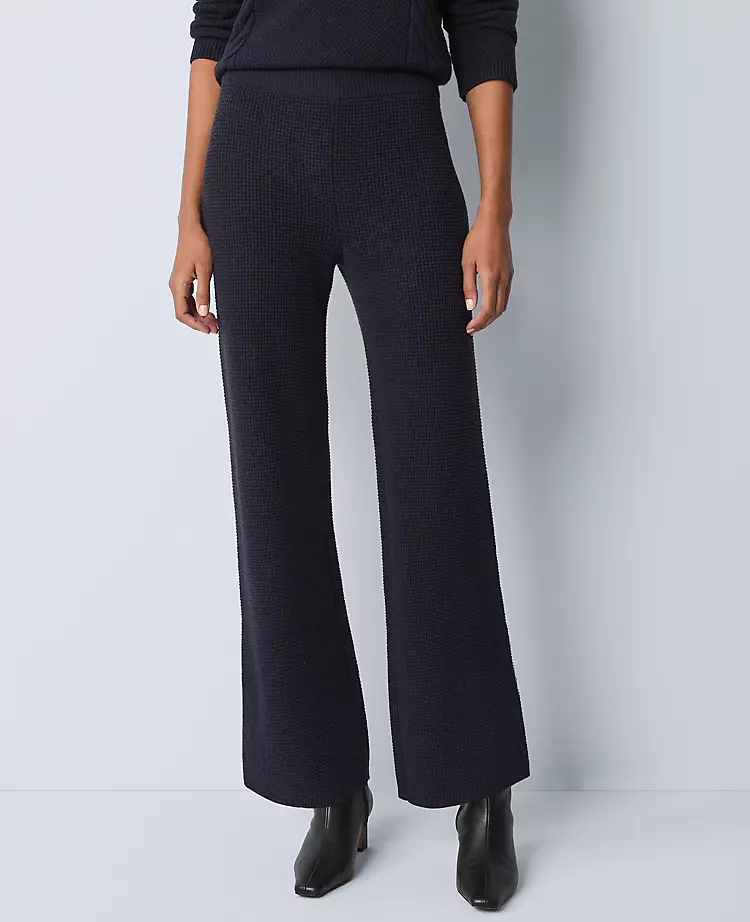 Weekend Collection Waffle Sweater Pant