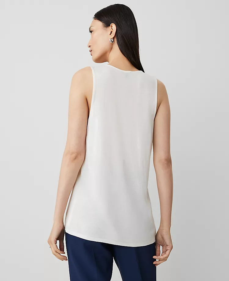 Mixed Media Tank Top