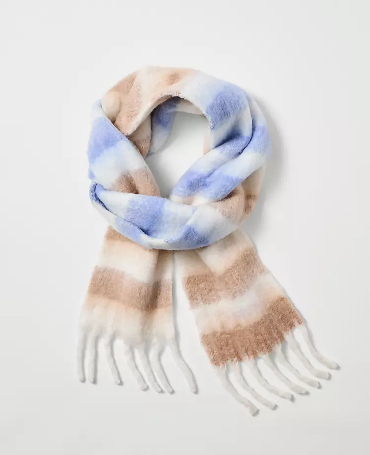 Weekend Collection Striped Blanket Scarf