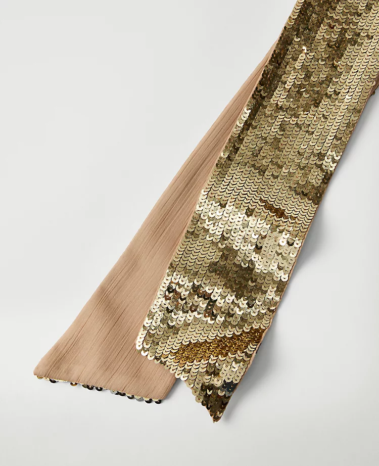 Skinny Sequin Scarf