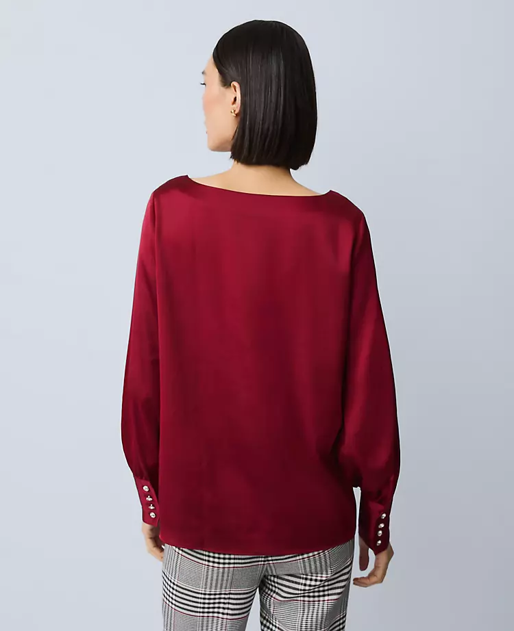 14786-Petite-Satin-Boat-Neck-Popover-2.webp Petite Satin Boat Neck Popover