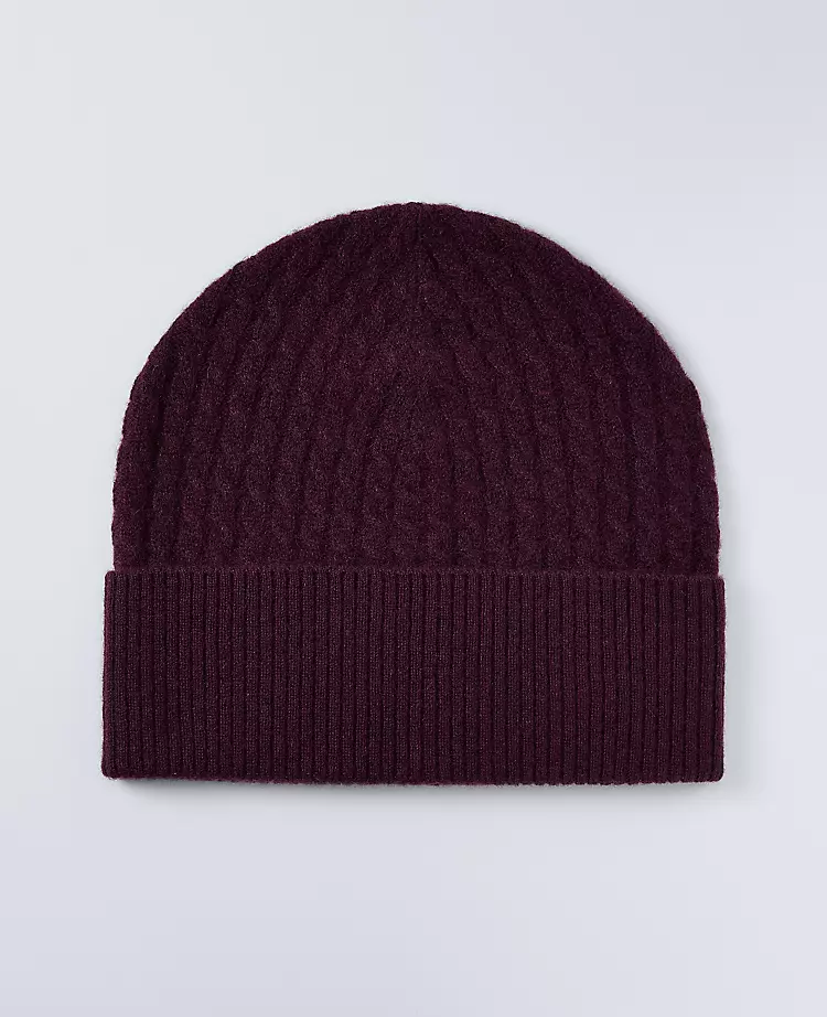Cashmere Cable Hat