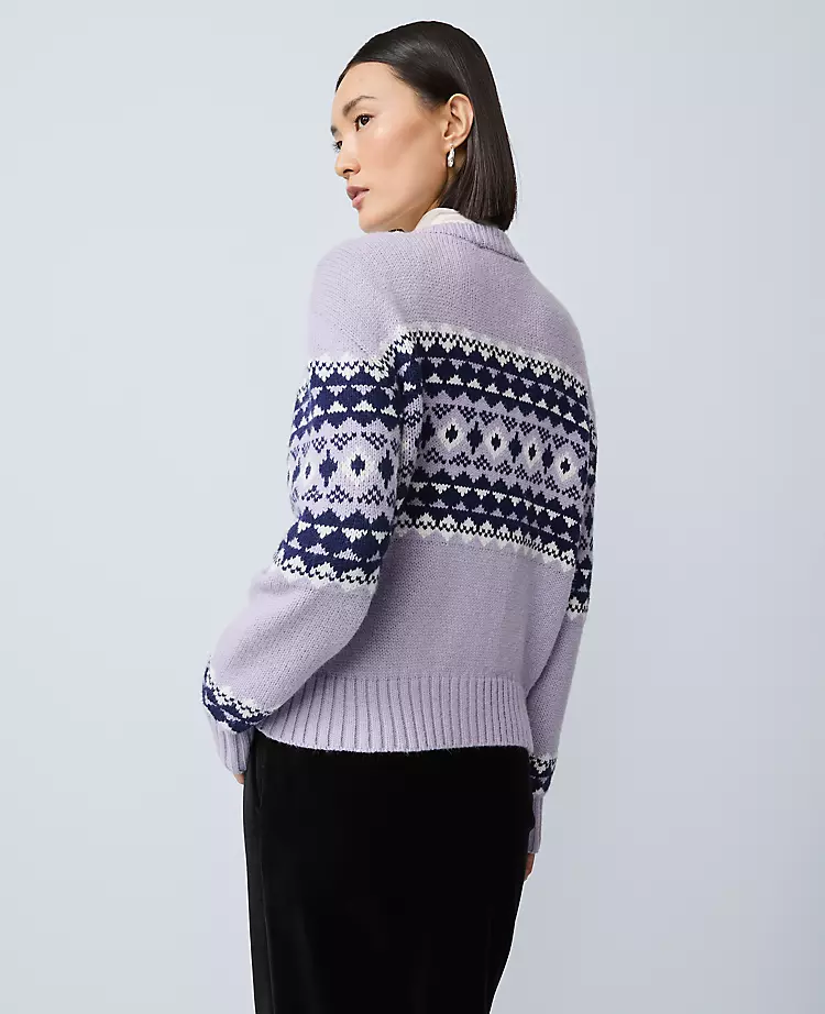 Petite Fair Isle Cardigan