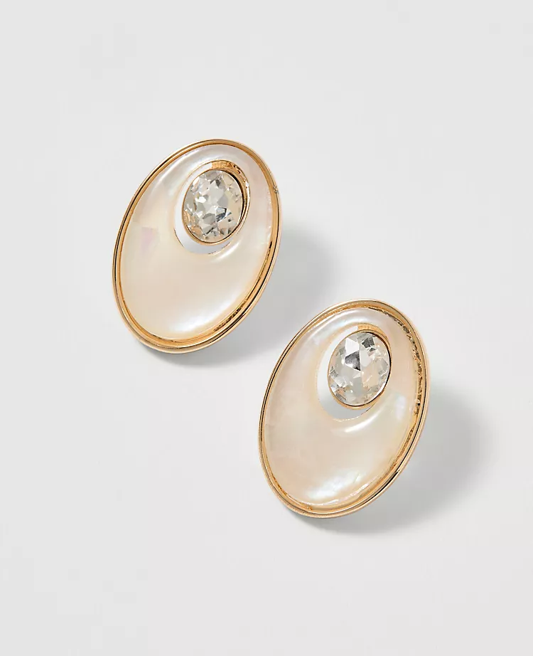 Crystal Stone Drop Earrings
