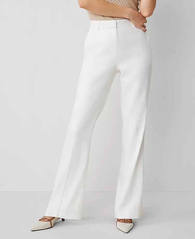 The Petite Trouser in Linen Blend
