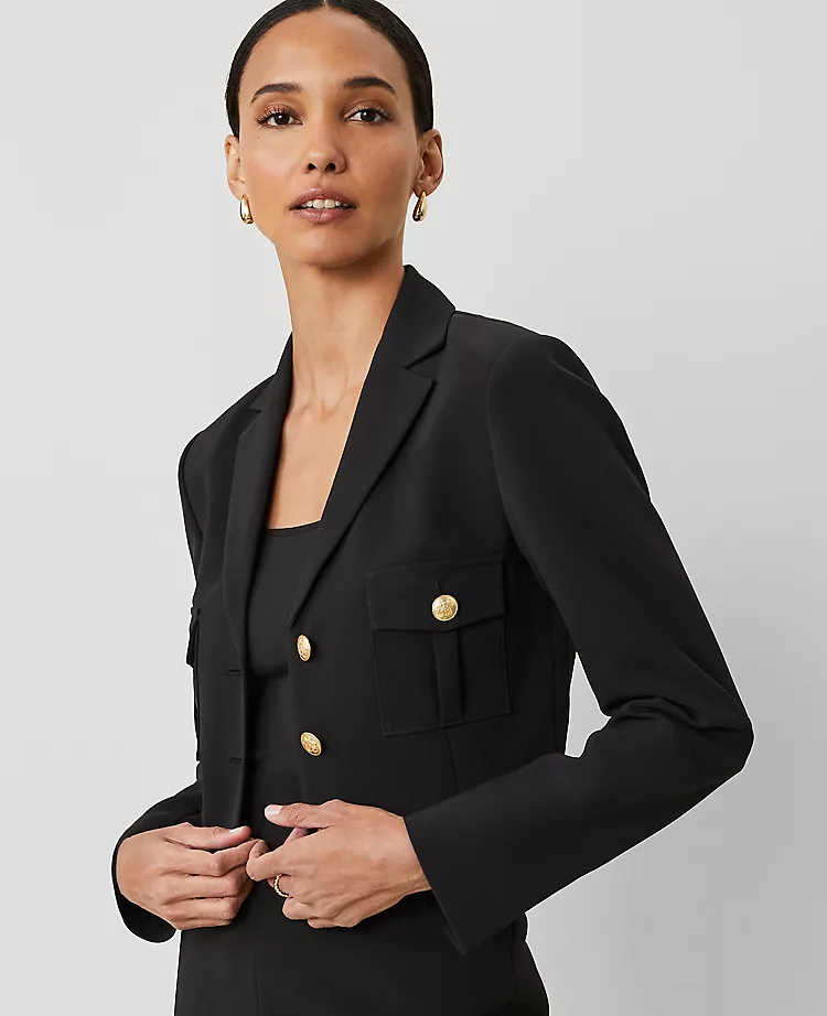 16000-The-Military-Blazer-Jacket-in-Fluid-Crepe-4.webp The Military Blazer Jacket in Fluid Crepe