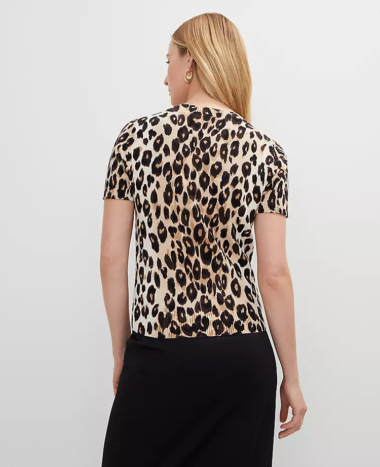 Animal Print Sweater Tee