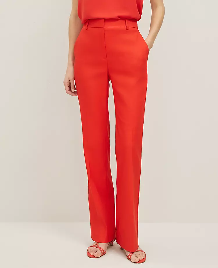 The Petite Trouser in Linen Blend