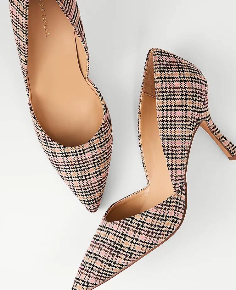 Azra Houndstooth Pumps