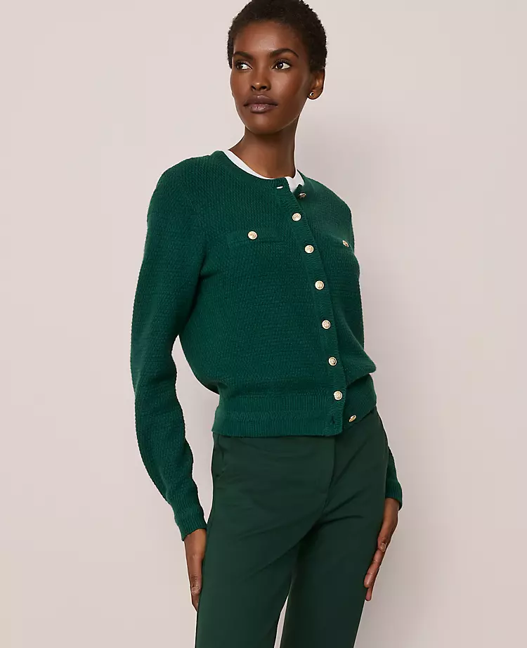 Petite Textured Cardigan