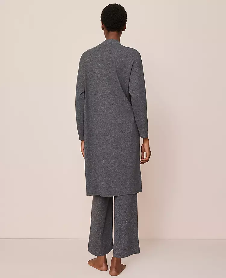 Ribbed Lounge Duster