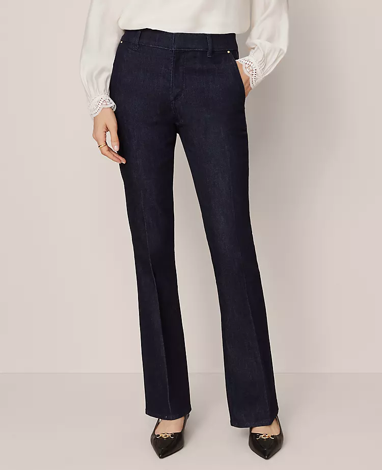 18003-Petite-Mid-Rise-Boot-Jean-in-Rinse-Wash-3.webp Petite Mid Rise Boot Jean in Rinse Wash