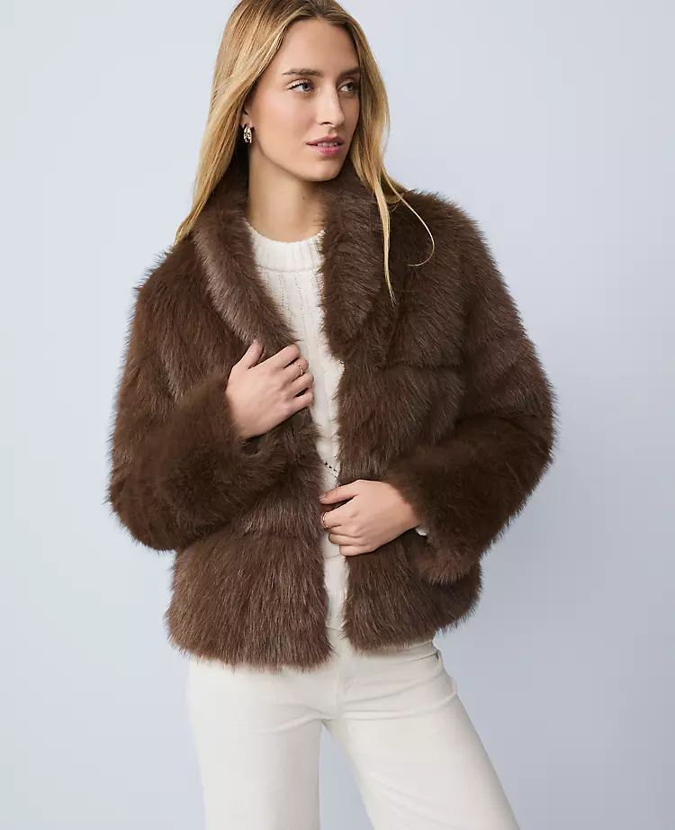 Weekend Collection Faux Fur Short Jacket
