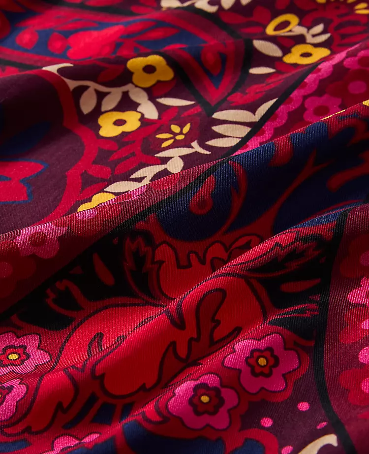 Paisley Oversized Silk Scarf