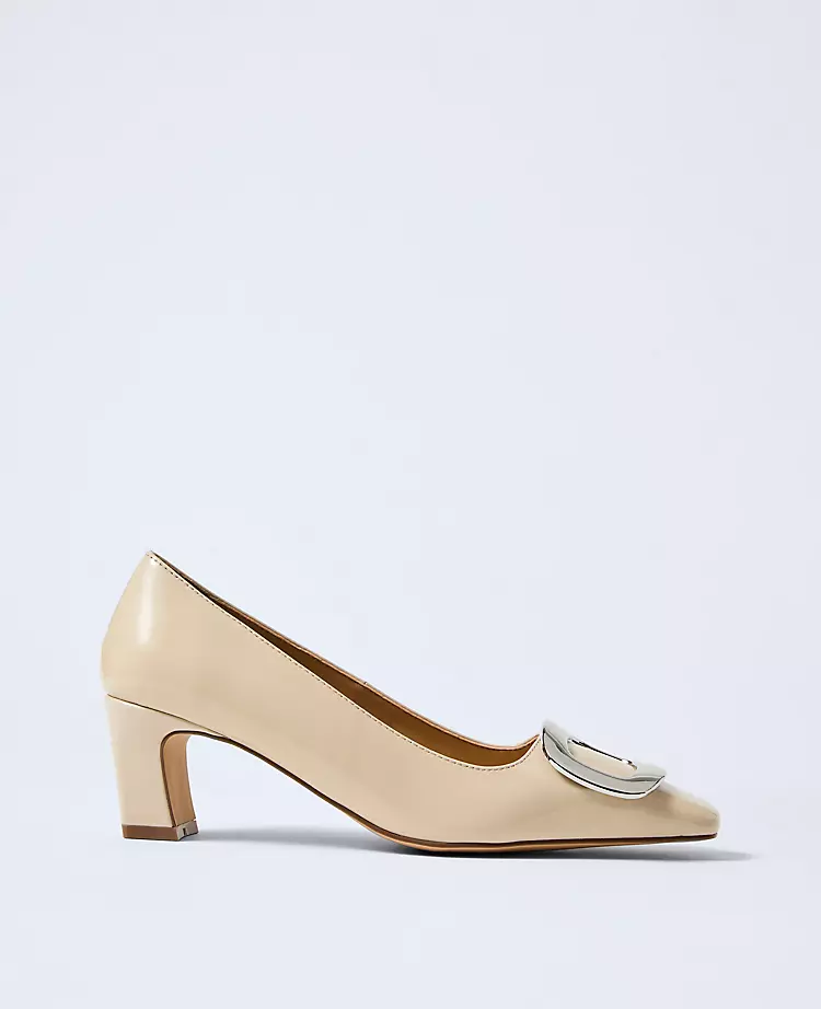 Patent Leather Buckle Pump