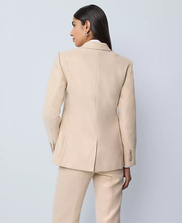 The Greenwich Blazer in Metallic Jacquard