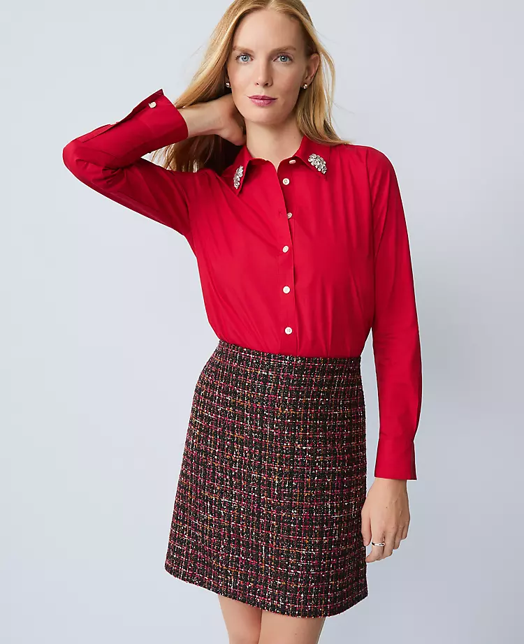 Embellished Relaxed Perfect Shirt