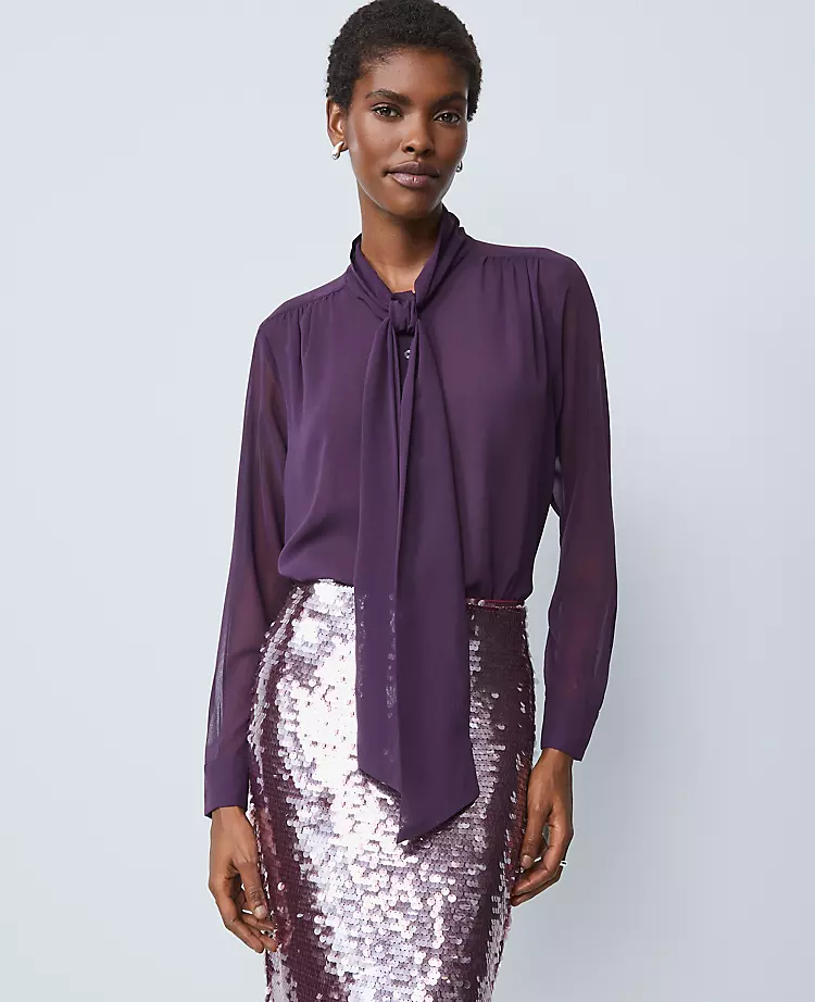Petite Bow Blouse