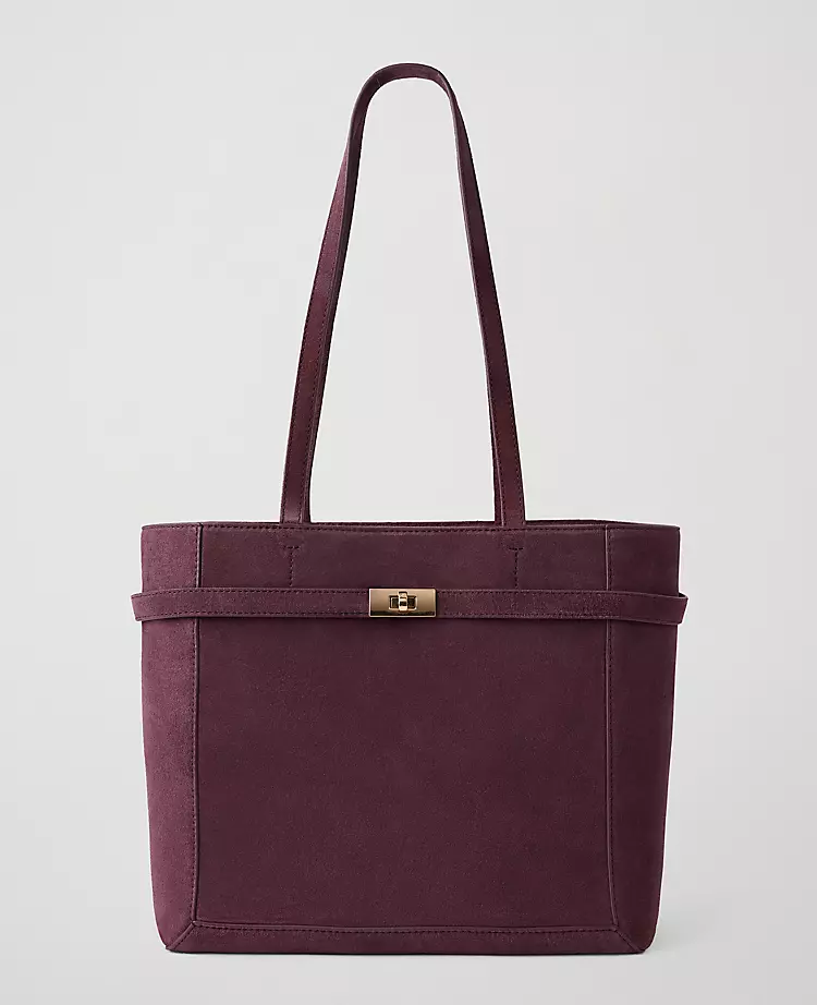 19012-Suede-Belted-Tote-1.webp Suede Belted Tote