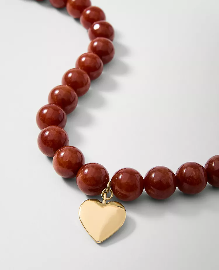 19017-Stone-Heart-Pendant-Necklace-2.webp Stone Heart Pendant Necklace