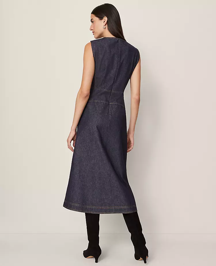 19110-Petite-Weekend-Collection-Crew-Neck-Flare-Midi-Dress-3.webp Petite Weekend Collection Crew Neck Flare Midi Dress