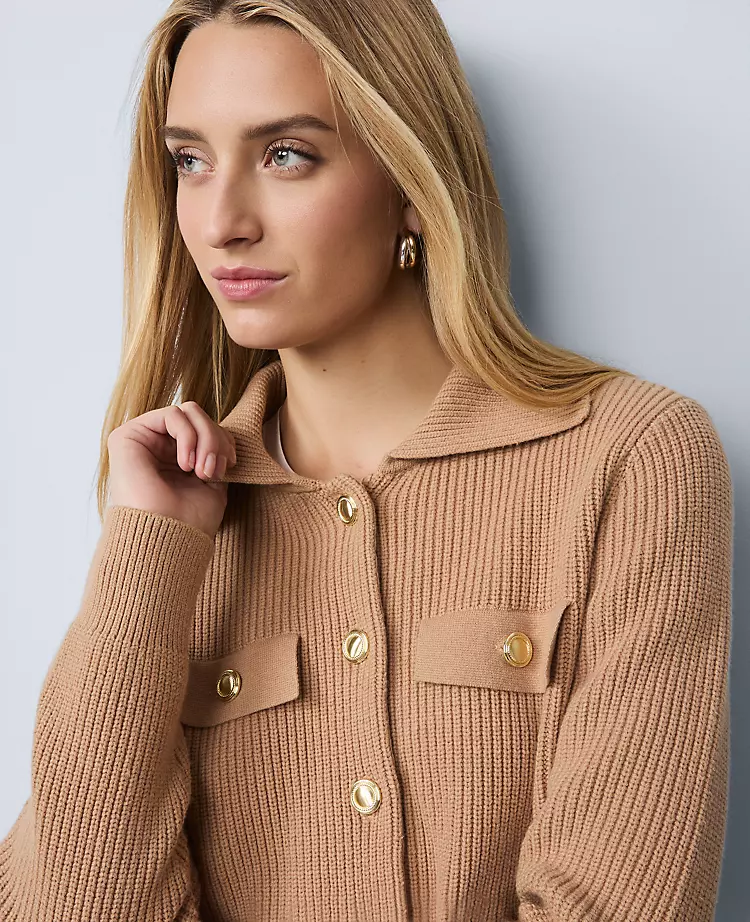 19130-Weekend-Collection-Faux-Fur-Trim-Ribbed-Jacket-4.webp Weekend Collection Faux Fur Trim Ribbed Jacket