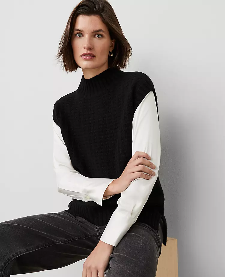 1927-Cashmere-Geo-Stitch-Vest-3.webp Cashmere Geo Stitch Vest