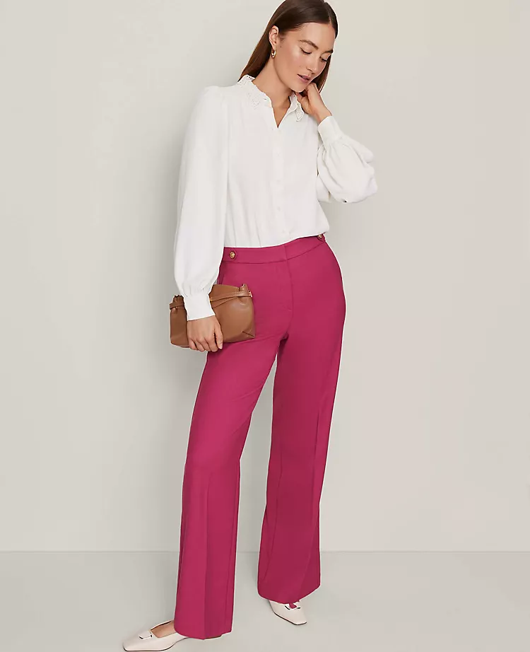 19272-Petite-Lace-Collar-Blouson-Sleeve-Shirt-5.webp Petite Lace Collar Blouson Sleeve Shirt